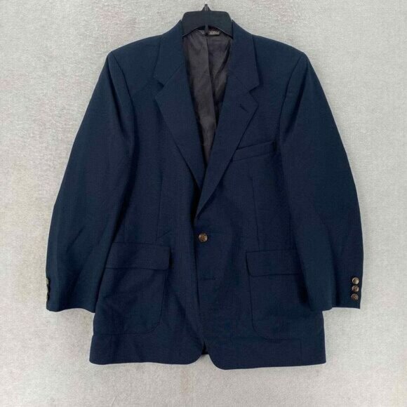 Other - Vintage Levi Strauss Blazer Jacket Mens‎ Sz 44R USA Made Blue Gold Buttons